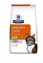 АКЦИЯ/-20%/Hills PD/ Urinary Care s/d/ д/кошек растворение струвитов, срок 31.03.2024