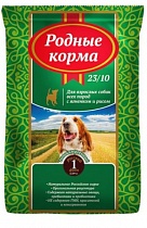 РОДНЫЕ КОРМА/ д/ собак всех пород/ ягненок/рис 16,38 кг