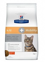 АКЦИЯ/-10%/Hills PD/ Mobility Kidney k/d/ д/кошек заболевание почек/суставы