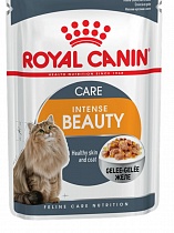 АКЦИЯ/-20%/ Royal Canin/INTENSE BEAUTY/ д/кошек с чувствительной кожей/ желе 85гр