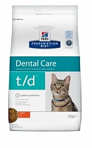 Hills PD/ Dental Care t/d/ д/кошек заболевание полости рта