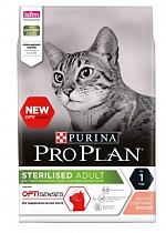 PRO PLAN STERILISED /д/ кошек стерилиз/кастр/поддержка органов/ лосось