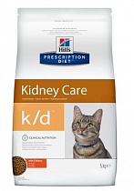 АКЦИЯ -15%/ Hills PD/Hill's Kidney Care k/d/ д/кошек заболевание почек/ курица