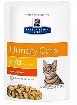 АКЦИЯ -20%/ Hills PD/ конс/ Multicare Urinary Care c/d/ д/кошек урология/ кура